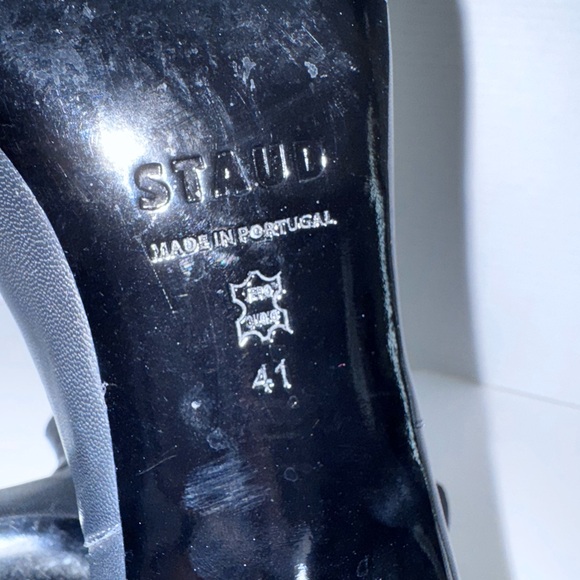 Staud Wally Western Black Ankle Booties 41=11 - Picture 6 of 6